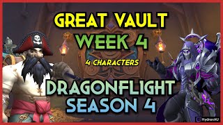 Great Vault Opening Week 4 | 4 Characters | Dragonflight Season 4