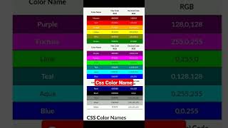 #2021 Color code in css
