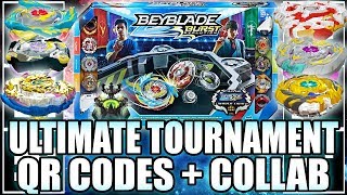 ALL WAVE 1 BEYBLADE BURST TURBO QR CODES CYPRUS COLLAB STADIUMS BEYBLADES  LAUNCHERS 