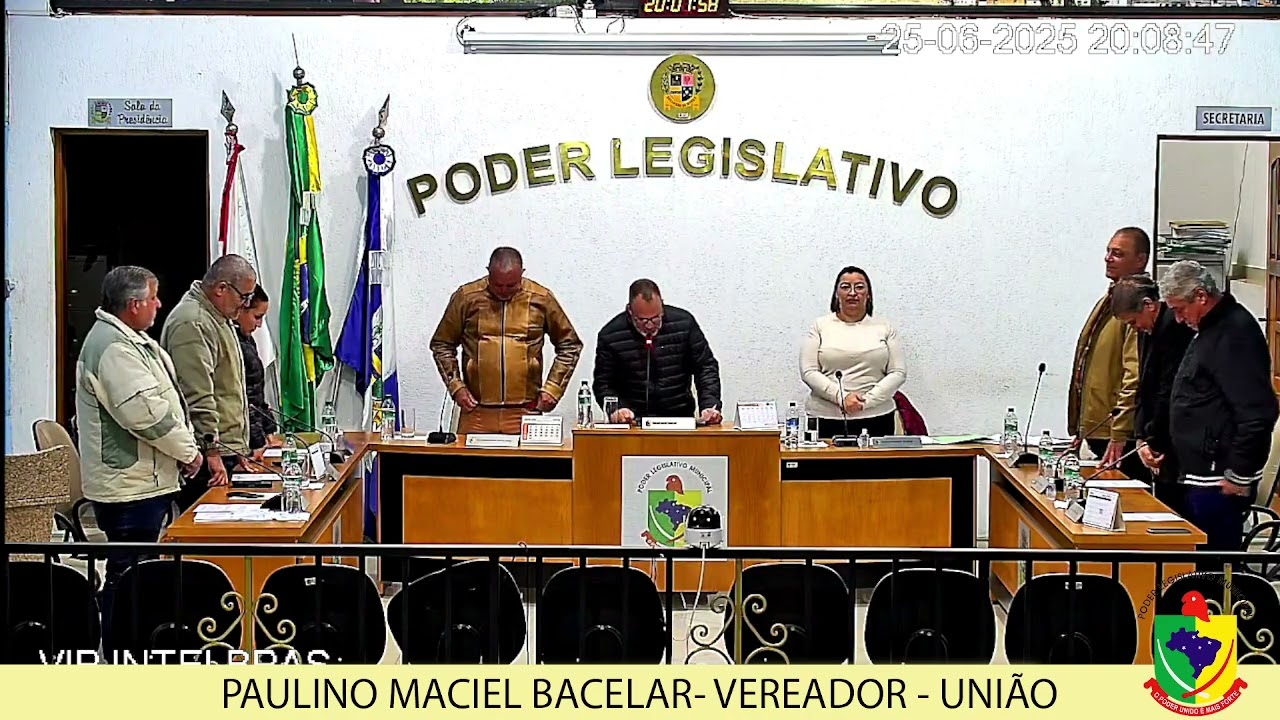 6ª REUNIÃO EXTRAORDINÁRIA DO DIA 25 DE JUNHO DE 2025 AO VIVO