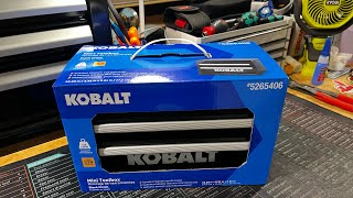 CHEAP!! Kobalt &quot;25th Anniversary Promo&quot; Mini Toolbox for small tools, knives &amp; others!