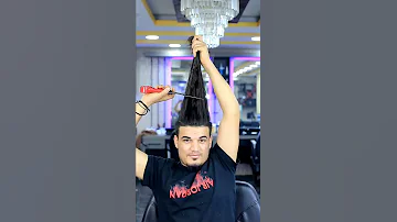 أجمل فيديوهات رهيبة تسبيل الشعر مادة VELVET مع الكوافير محمد نور 
