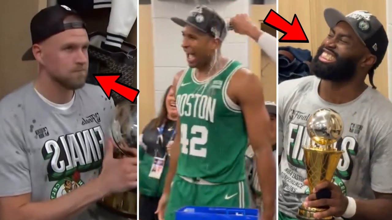 Boston Celtics Locker Room Celebration After Sweeping Indiana Pacers \u0026 Advancing to NBA Finals PART2