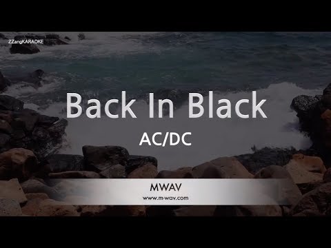 AC/DC-Back <strong>In</strong> <strong>Black</strong> (Iron <strong>Man</strong> 2 OST) (Melody) (Karaoke Version) [ZZang KARAOKE]