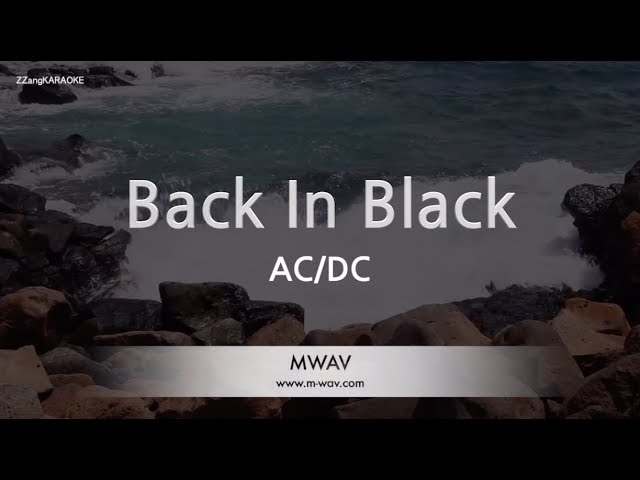 AC/DC - Back In Black (Iron Man 2 OST) (Melody) (Karaoke Version)