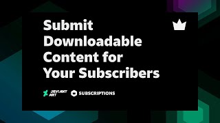 How to Submit Downloadable Content | DeviantArt How-to-Videos screenshot 1