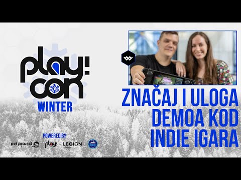 Play!Con Winter 2023 Jasmina i Đorđe Marković – Značaj i uloga demoa kod indie igara