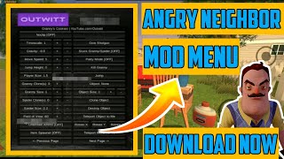 Angry Neighbor Mod menu Apk  || Outwitt mod menu  || Full Hack Mod Apk || Mediafire link ||