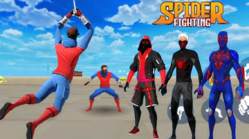 💥 Spider Fighting: Hero Game 💥 (New Update: New Gadgets, New Skills) Android Gameplay.