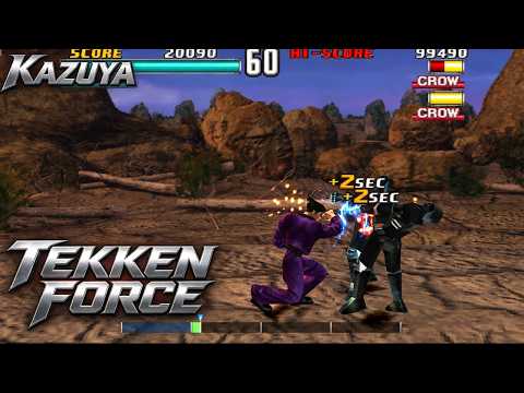 Tekken 3 Expanded - Tekken Force Mode Kazuya