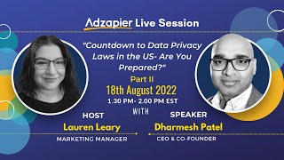 Countdown to Data Privacy Laws in the US - Are you prepared?