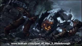 God of War III Walkthrough - Poseidon Boss Fight Part 3 HD