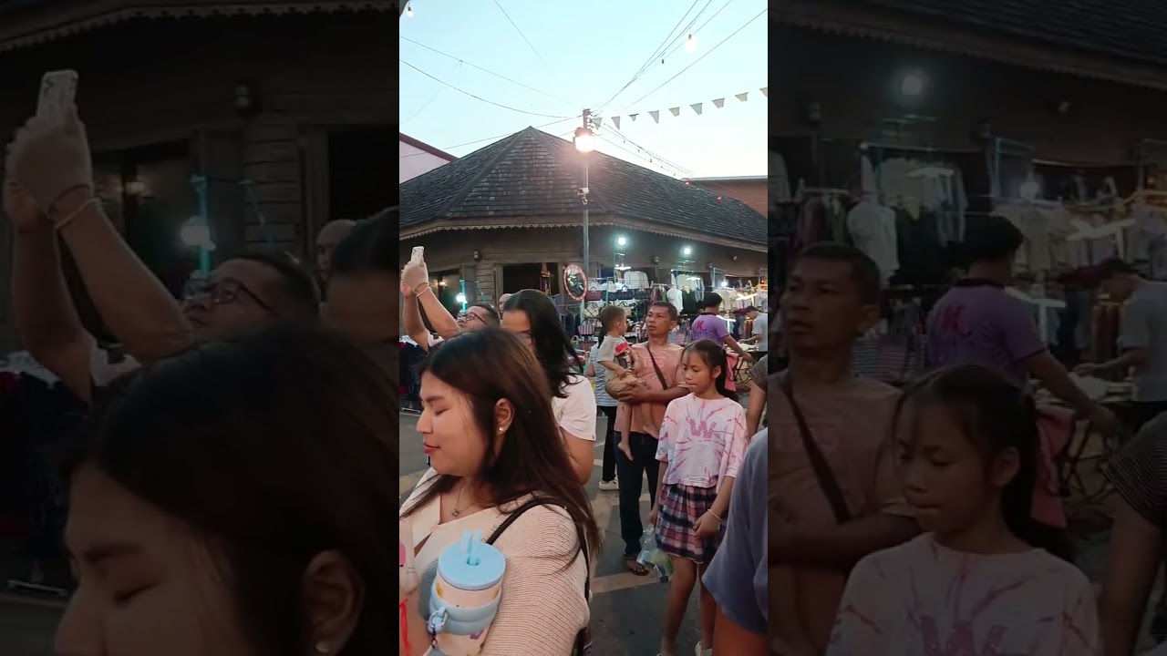 ไปชมนางรำที่#ถนนคนเดินเขมราฐ#เที่ยวอุบล 