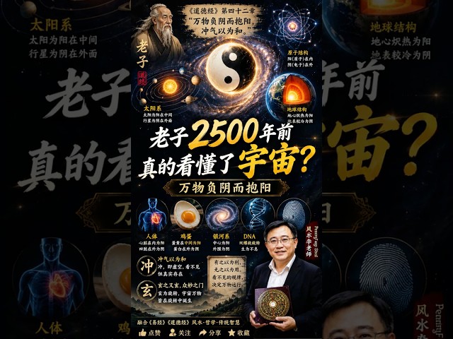 老子2500年前，真的看懂了宇宙, 万物虽然千变万化，却遵循着同一个“道”。by Master Lee #penang #penangfengshui #家居風水宜忌