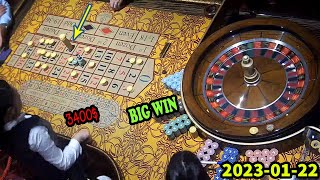 LIVE ROULETTE Session Morning BiG WIN At The Table In Casino Las Vegas  ✔️2023-01-22