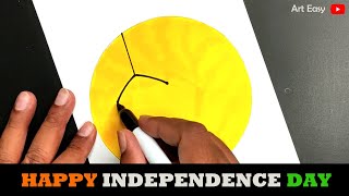 Freedom For Everyone || Happy Independence Day Drawing 2021 || Brush Pen/Sketch Pen Drawing screenshot 5