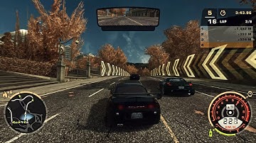 NFS Most Wanted REDUX V3 - Mitsubishi Eclipse VS 15 Opponents + Max Level Cops