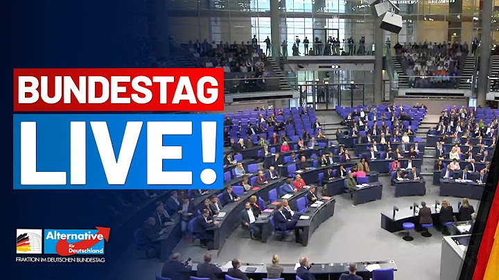 BUNDESTAG LIVE - 13. Sitzung - AfD-Fraktion im Bundestag
