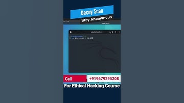 Nmap Decoy Scan  Stay Anonymous During Scan | Ethical Hacking  #ethicalhacking #informationgathering
