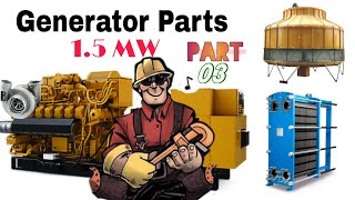 Gas generator parts & functions | turbocharger & cooling system parts | Part 03 | Engineering shelf