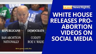 As Elections Near, White House Releases Pro-Abortion Videos on Social Media | EWTN News Nightly