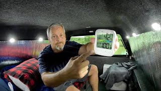 Truck Camping in 100 Degrees w/ a Window Air Conditioner + Bluetti Winner Announcment