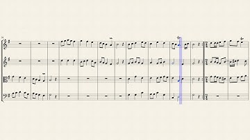 Canzona in G Major (La Binama) for String Quartet