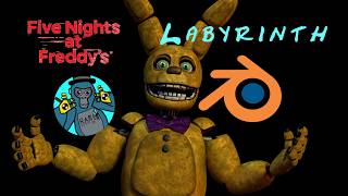 [FNAF] Labyrinth Short Blender Animation @CG5