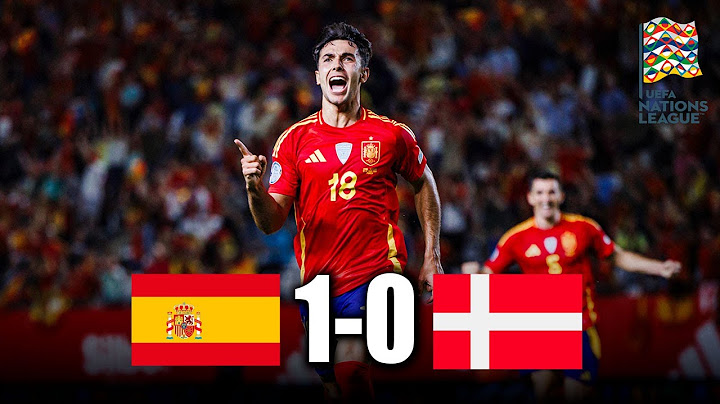 ESPAÑA vs DINAMARCA 1-0 | GOLES y RESUMEN del PARTIDO | NATIONS LEAGUE 2024