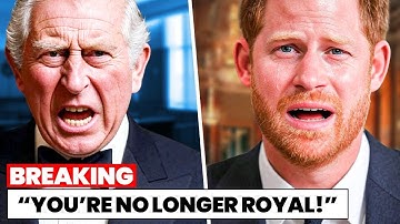 Harry SHUT DOWN Charles Refuses His Ridiculous Ultimatum