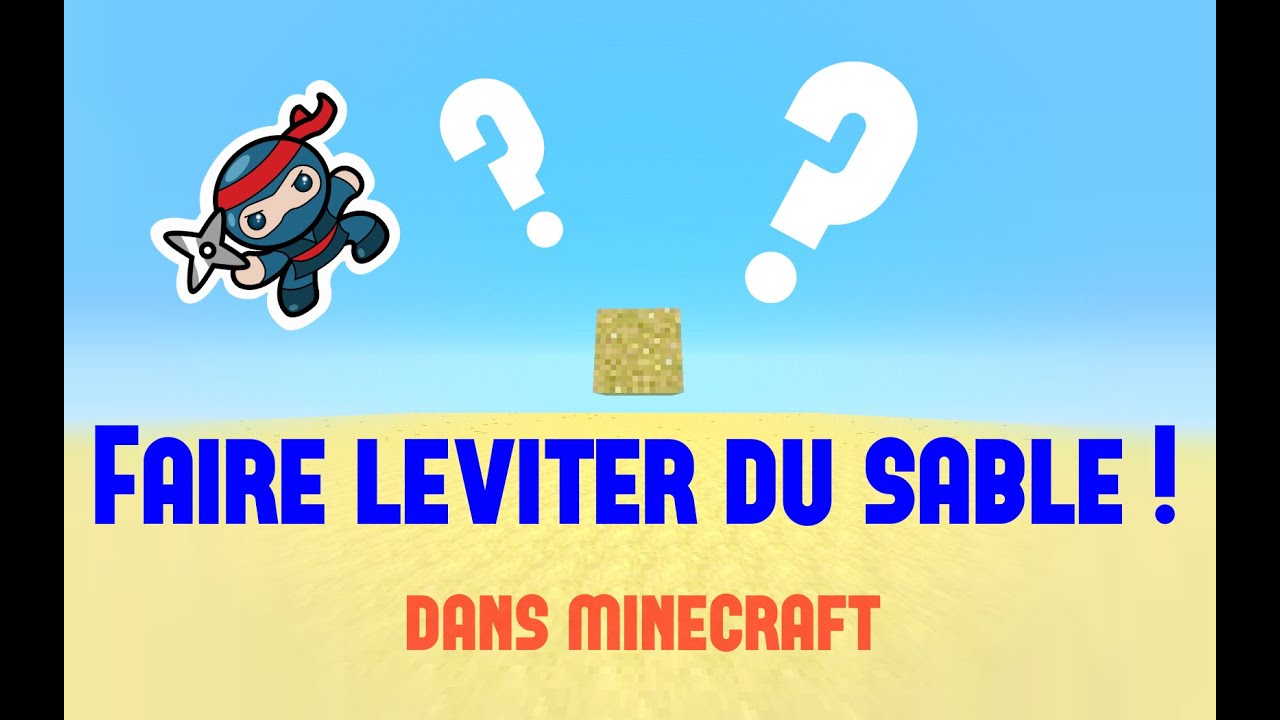 Comment Faire Voler Du Sable Minecraft Avec Tnt