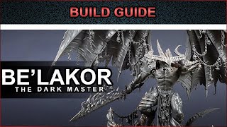 Building Be'lakor - Warhammer 40k Build Guide and Time Lapse