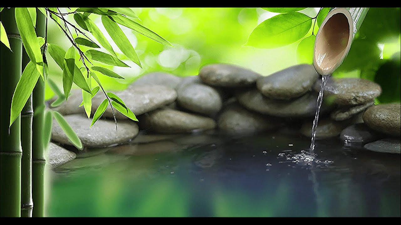 Bamboo Water Fountain Sounds for Sleep, Relaxation, Healing YouTube