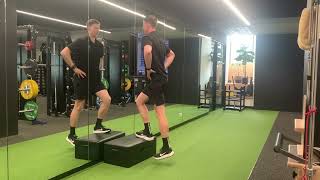 Pogo Single Leg Assisted Front Foot Elevated