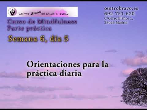 Curso de Mindfulness Práctica Semana 6 día 5