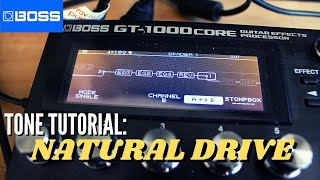 видео: BOSS GT-1000 CORE — Программирование тона с нуля. (Natural Drive) картинка: BOSS GT-1000 CORE — Программирование тона с нуля. (Natural Drive)