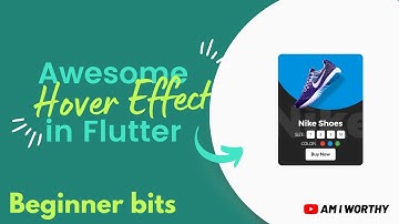 Showcase Product with Awesome Hover card Effect in Flutter