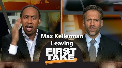 Stephen A Smith talks about Max Kellerman leaving ESPN FIRST TAKE