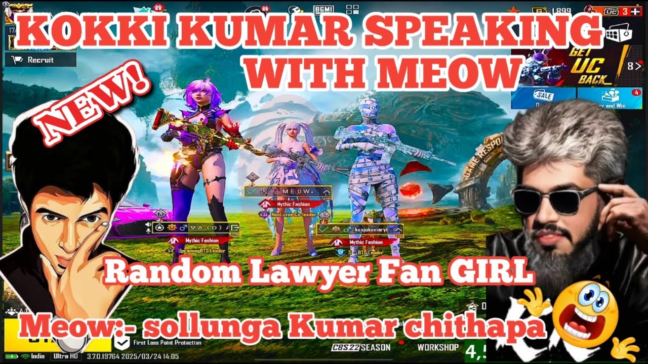 KOKKI KUMAR 😂 Madan Fun with Meow random Lawyer Fan GIRL 🤣 