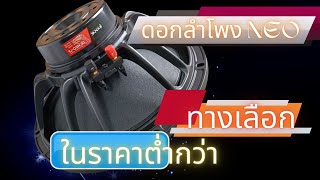 ดอกลำโพง นีโอไดเมี่ยม 12" ทางเลือก ในราคาที่ถูกลง ในตลาดเมืองไทย