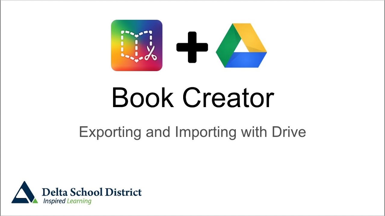 Book Creator exporting and Importing a ePub file using Drive - YouTube