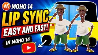 Moho Pro 14 Lip Sync Tutorial | Easy & Fast Talking Animation
