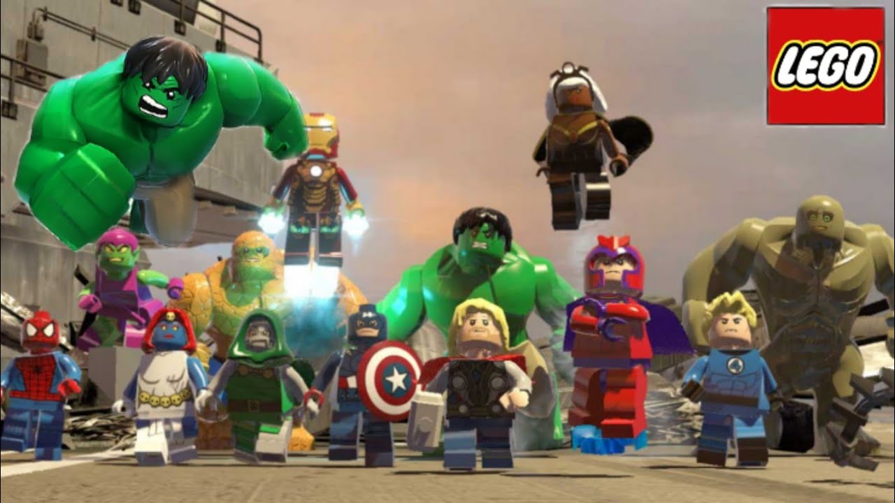 LEGO® MARVEL Super Heroes !! MONSTER CHASE ENEMY & ALL AVENGERS BOSSES ENDING