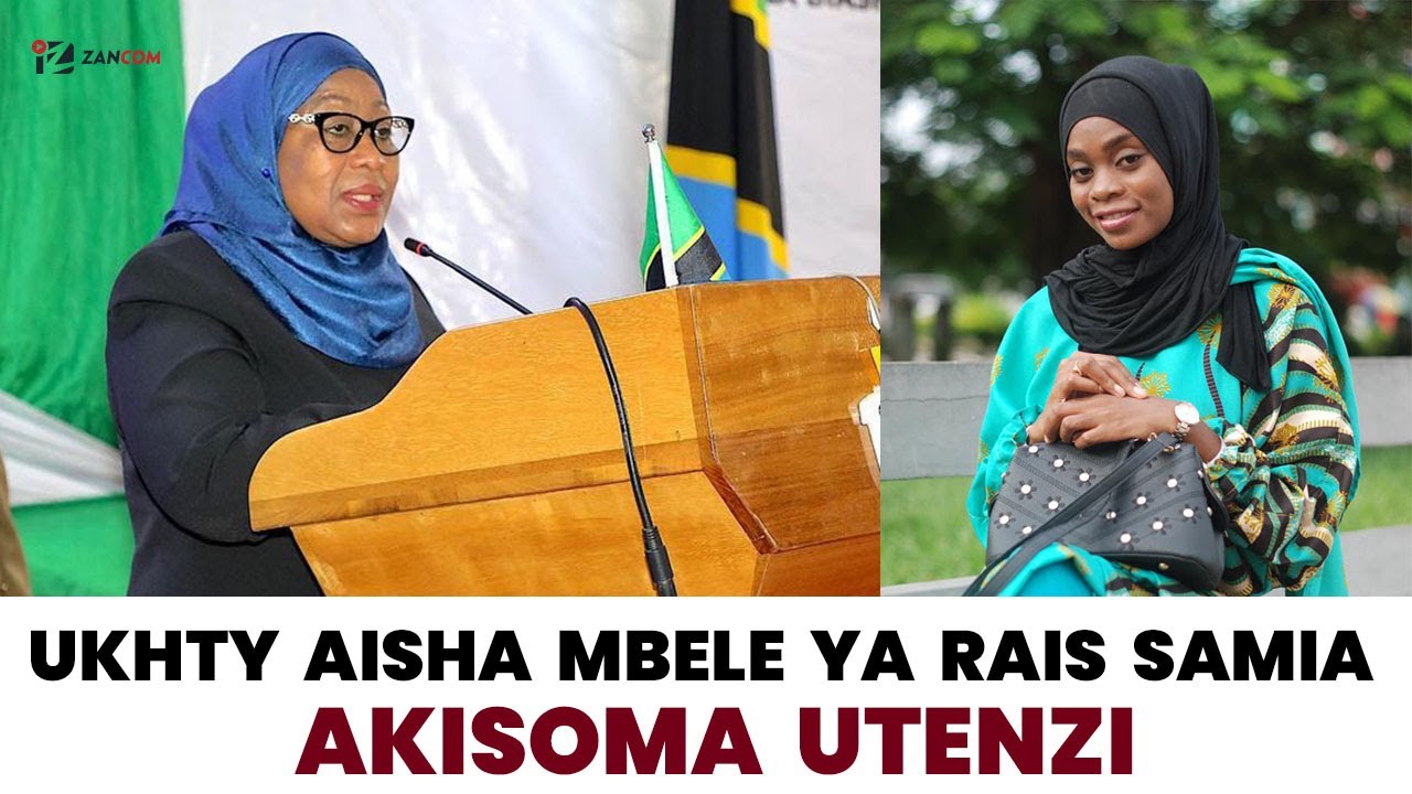 UKHTY AISHA NA UKHTY AMINA WASOMA UTENZI MBELE YA RAIS SAMIA.