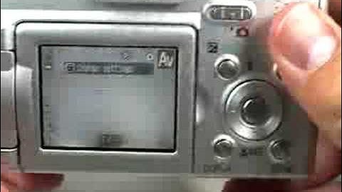 Canon A610/A620: Aperture Priority Function