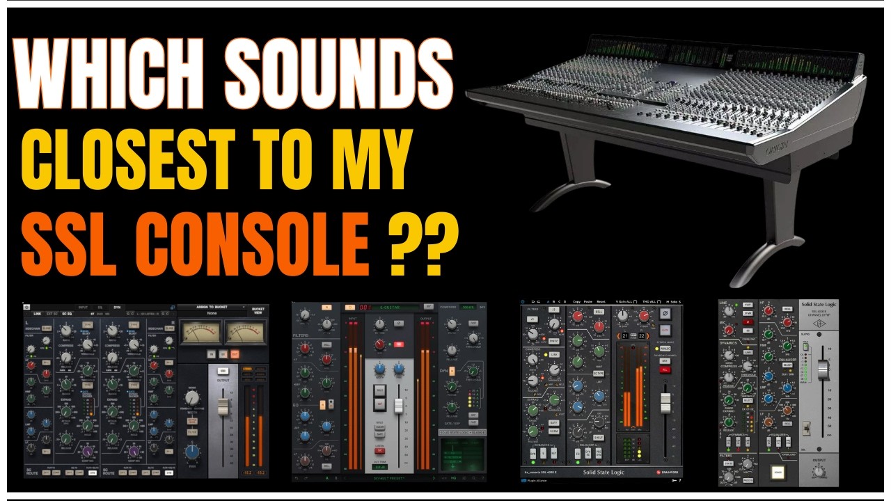 SSL Console vs SSL Plugins. Which Sound the Closest to the Real Thing ...