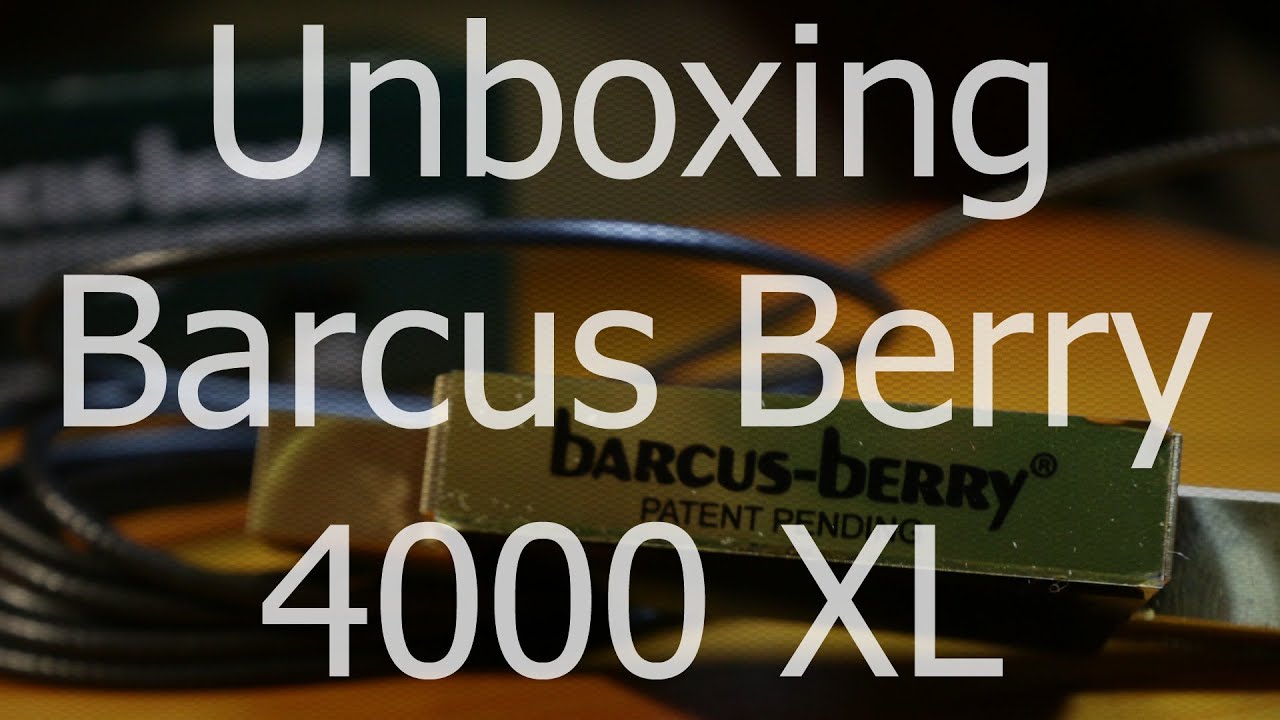 Unboxing Barcus Berry 4000XL - Planar Wave System