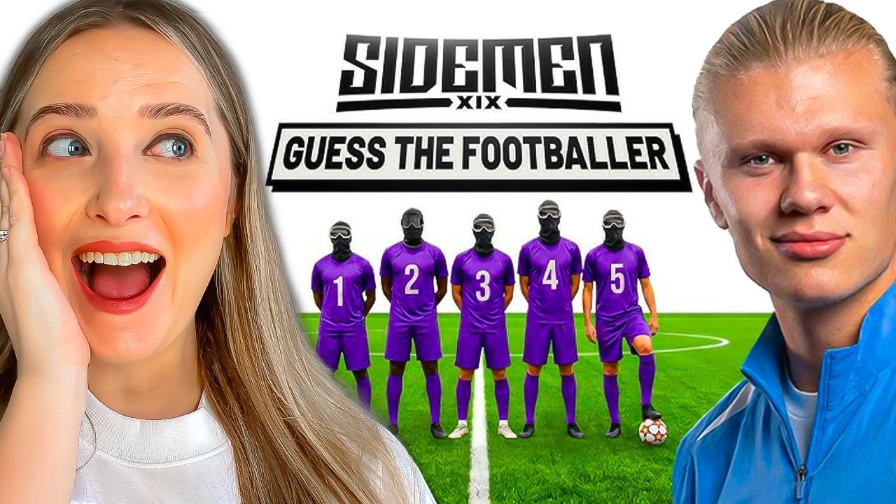 HAALAND & THE SIDEMEN GUESS THE FOOTHALLER (реакция)