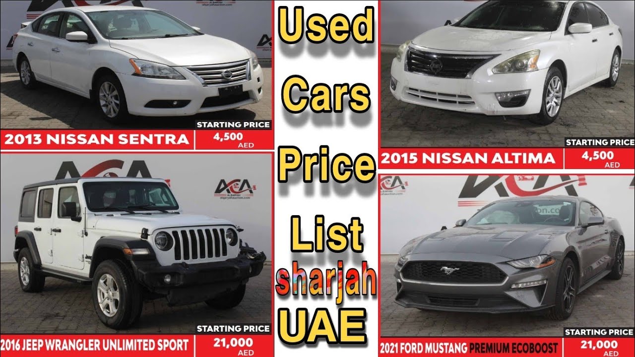 used car for sale in sharjah dubai uae used car price List sharjah