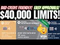 $40,000 PENFED CREDIT CARDS | BEST CREDIT CARDS for BAD CREDIT | PENFED CREDIT UNION vs NAVY FEDERAL